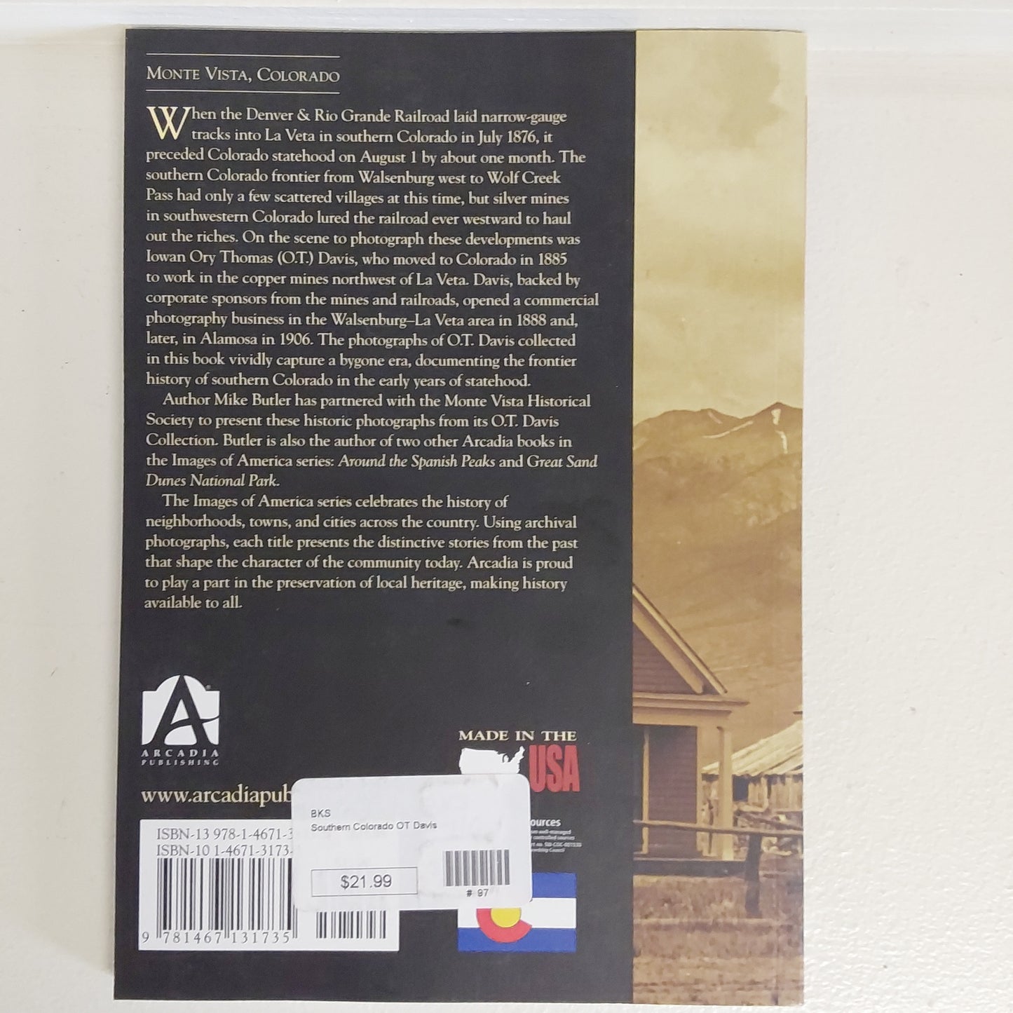 Book - Southern Colorado O.T Davis Collection