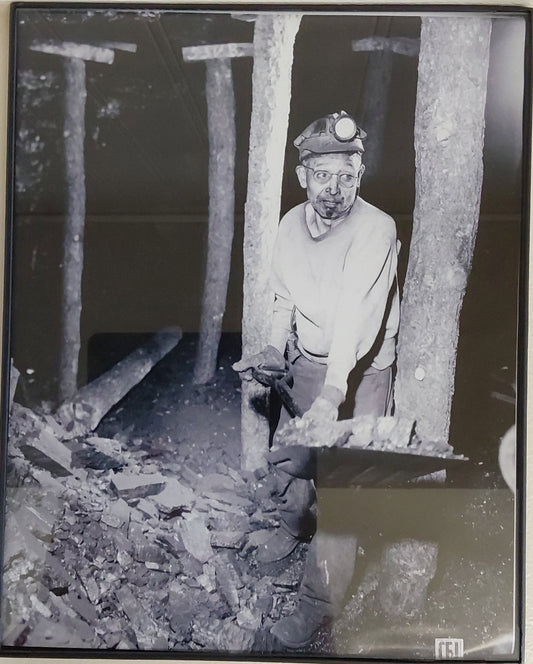Framed Archive Print - Miner Shovel