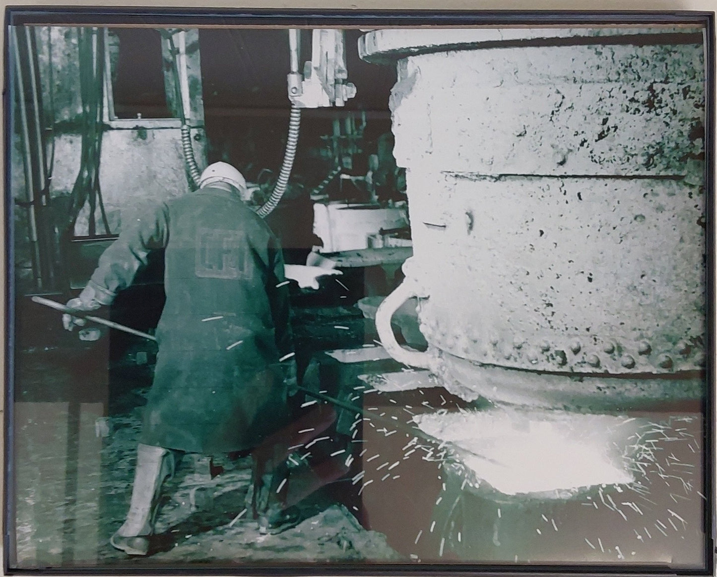 Framed Archive Print - Pouring Ingots