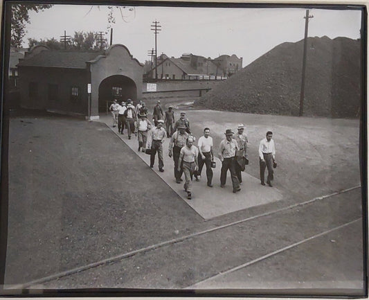 Framed Archives print - Opening of Tunnel