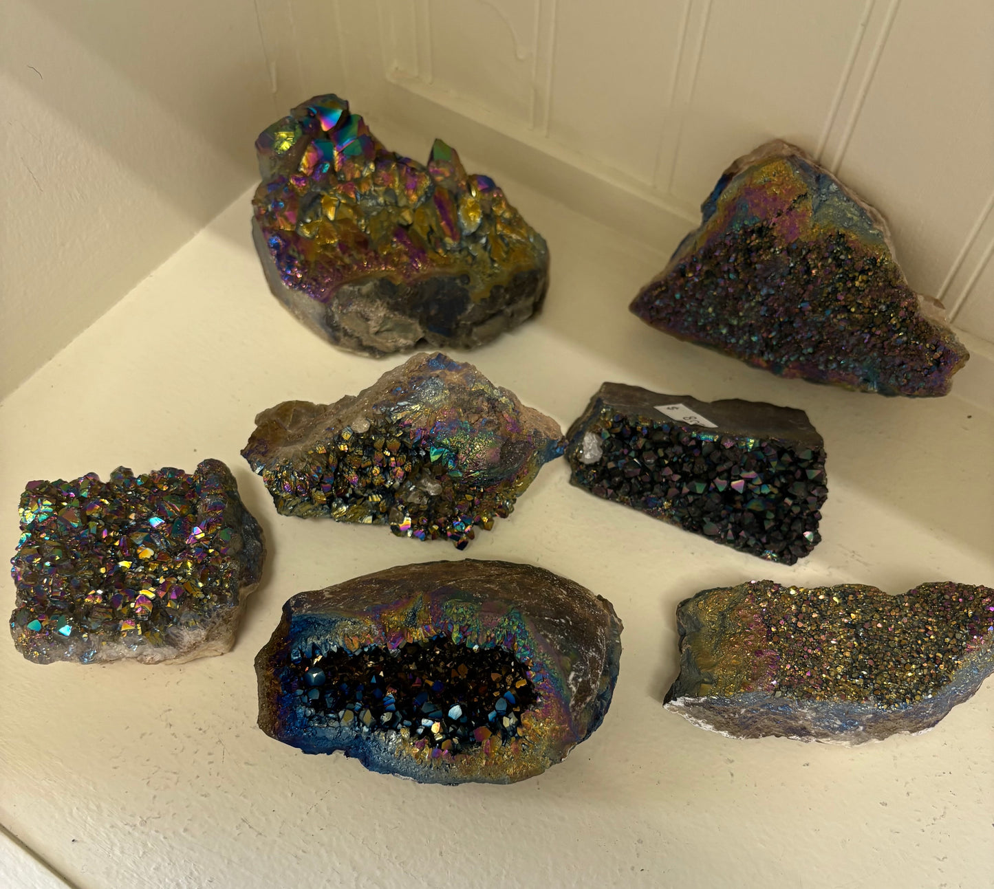 Stones - Crystal Rainbow Titanium Amethyst Cluster