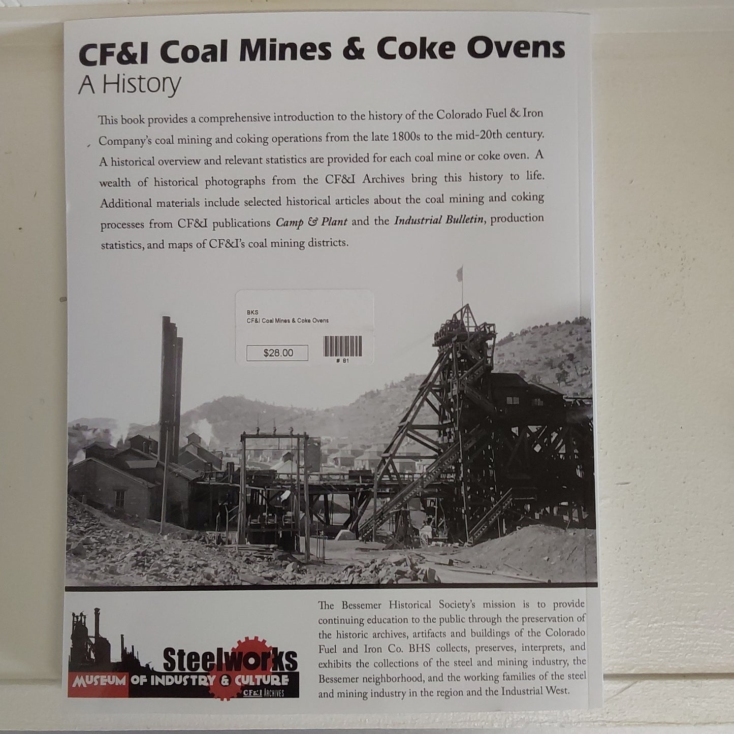 Book - CF&I Coal Mines & Coke Ovens